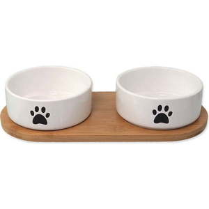 Keramický set misek s podstavcem pro psa ø 13 cm Dog Fantasy – Plaček Pet Products obraz