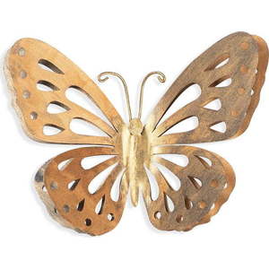 Nástěnná dekorace ve zlaté barvě Wallity Butterfly obraz