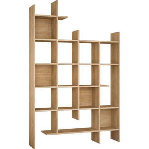 Knihovna v dekoru dubu v přírodní barvě 122x188 cm Manco – Kalune Design obraz