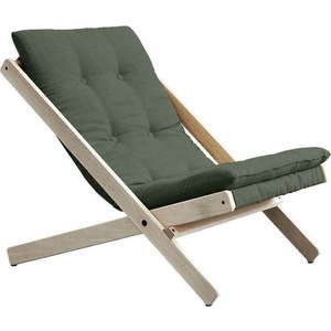 Skládací křeslo Karup Design Boogie Raw/Olive Green obraz