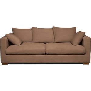 Světle hnědá manšestrová pohovka 220 cm Comfy – Scandic obraz