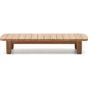 Zahradní odkládací stolek z teakového dřeva 70x140 cm Tirant – Kave Home obraz