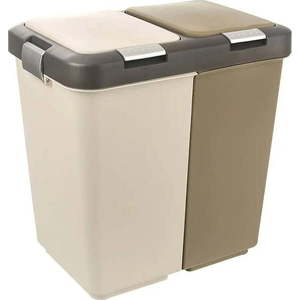 Plastový odpadkový koš na tříděný odpad 20 l Duo Dust – Orion obraz