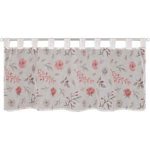 Bílo-růžová záclona 135x45 cm Rose – Sehlbach obraz