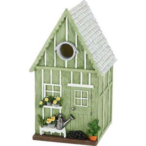 Zelená budka pro ptáčky Esschert Design Garden House obraz