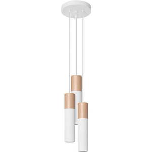 Bílé závěsné svítidlo ø 6 cm Paul – Nice Lamps obraz