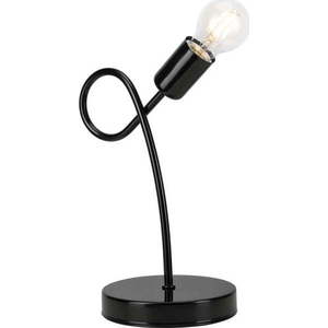 Černá stolní lampa - LAMKUR obraz