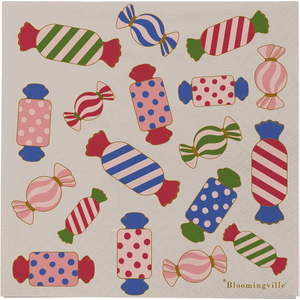Papírové ubrousky v sadě 20 ks 33x33 cm Caramella – Bloomingville obraz