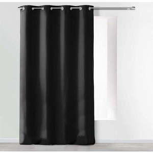 Černý závěs z mikrovlákna 140x280 cm Absolu – douceur d'intérieur obraz