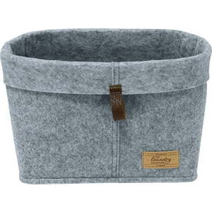 Šedý textilní organizér Wenko Felt, 30 x 18 cm obraz