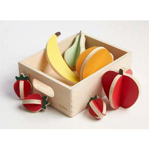Dřevěný dětský hrací set Flexa Play Shop Fruits obraz