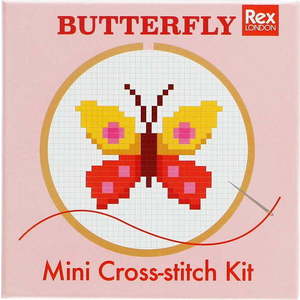 Kreativní sada Cross-stitch Kit Butterfly – Rex London obraz