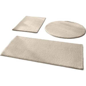 Béžové koupelnové předložky v sadě 3 ks 50x90 cm – Mila Home obraz