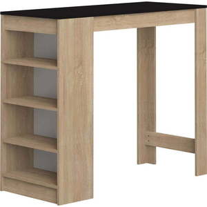Barový stůl s černou deskou 50x115 cm Aravis – TemaHome obraz