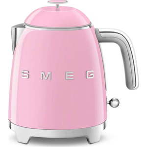 Růžová rychlovarná konvice z nerezové oceli 800 ml Retro Style – SMEG obraz