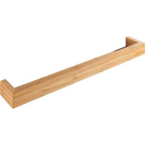 Bambusová nástěnná police Wenko Dark, šířka 60 cm obraz