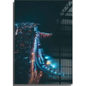 Skleněný obraz 50x70 cm Night Way – Wallity obraz
