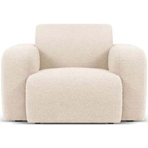 Béžové křeslo z textilie bouclé Molino – Micadoni Home obraz