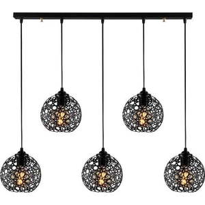 Černé závěsné svítidlo ø 17 cm Fellini – Opviq lights obraz