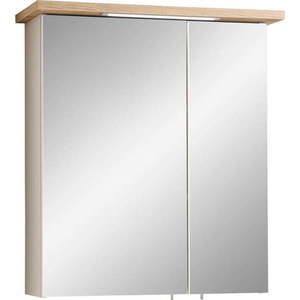 Krémová/v přírodní barvě koupelnová skříňka v dekoru dubu 60x72 cm Quickset 966 – Pelipal obraz
