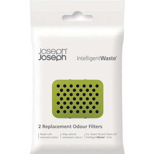 Bílé náhradní uhlíkové filtry v sadě 2 ks Intelligent Waste – Joseph Joseph obraz