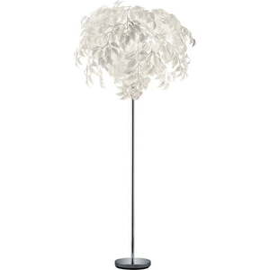 Bílá stojací lampa Trio Leavy, výška 180 cm obraz