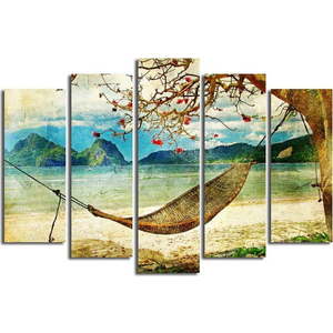Vícedílný obraz Hammock, 105 x 70 cm obraz