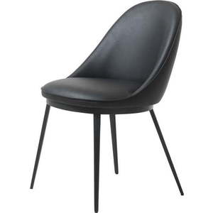Černá jídelní židle z imitace kůže Unique Furniture Gain obraz