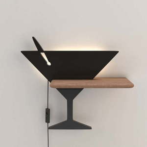 Černé LED nástěnné svítidlo Piccolo – Candellux Lighting obraz