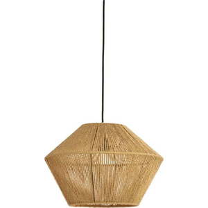 Světle zelené závěsné svítidlo se stínidlem z juty ø 40 cm Fugia – Light & Living obraz