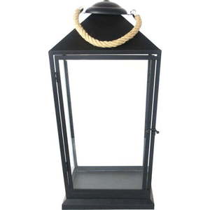 Černá lucerna Esschert Design Classical, výška 58 cm obraz