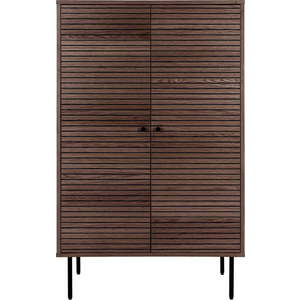 Tmavě hnědá skříňka v dekoru dubu 80x130 cm Kyoto – House Nordic obraz
