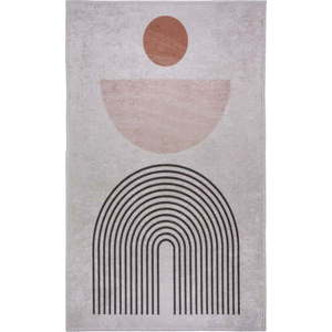 Krémový pratelný koberec 120x160 cm – Vitaus obraz