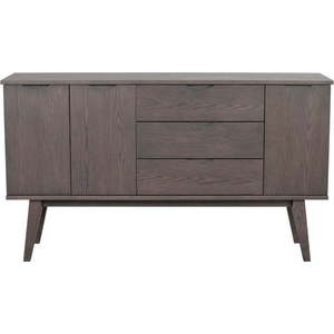 Hnědá nízká komoda v dekoru dubu 150x85 cm Filippa – Rowico obraz