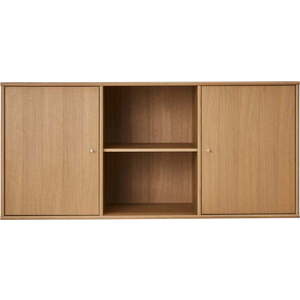 Nízká závěsná komoda v dekoru dubu v přírodní barvě 133x61 cm Mistral – Hammel Furniture obraz