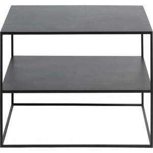 Černý kovový konferenční stolek 65x65 cm Pebble – Unique Furniture obraz