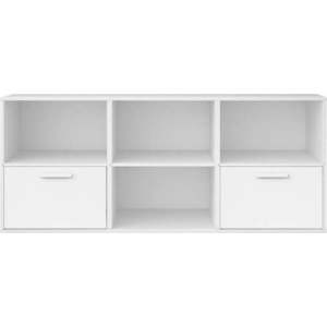 Bílá nízká komoda 134x56 cm Keep by Hammel - Hammel Furniture obraz