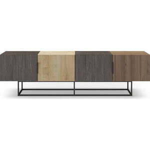TV stolek v dekoru dubu v přírodní barvě 200x55 cm Titan – Marckeric obraz