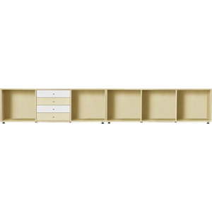 Světle žlutá nízká komoda 267x61 cm Mistral – Hammel Furniture obraz