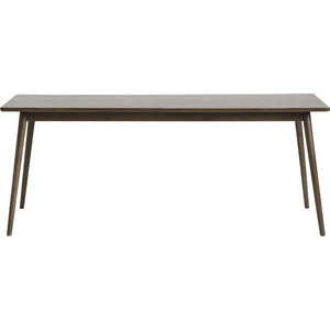 Hnědý rozkládací jídelní stůl s deskou v dubovém dekoru 190x90 cm Barrali – Unique Furniture obraz