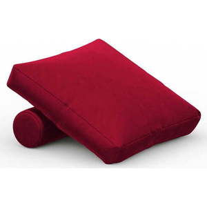 Červený sametový polštář k modulární pohovce Rome Velvet - Cosmopolitan Design obraz