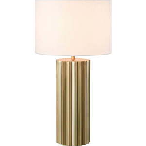 Stolní lampa v bronzové barvě s textilním stínidlem (výška 60 cm) Hashira – Markslöjd obraz