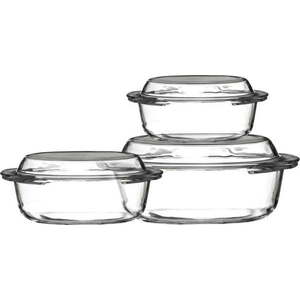 Skleněné zapékací mísy v sadě 3 ks 21x24 cm Ovenlove – Premier Housewares obraz