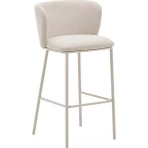 Béžová barová židle (výška sedáku 75 cm) Ciselia – Kave Home obraz