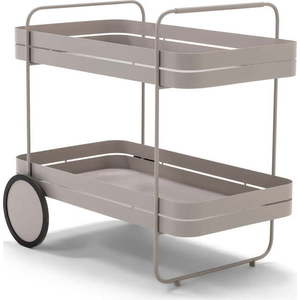 Kovový servírovací stolek na kolečkách 74x42 cm Gin & Trolley – Spinder Design obraz