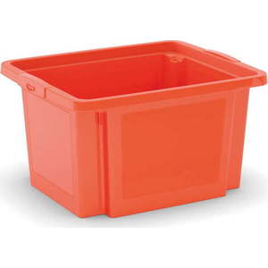 Oranžový plastový úložný box 42x35x23 cm H-Box S – KIS obraz