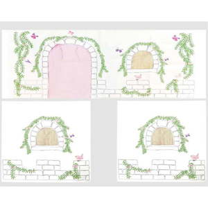 Dětský závěs k posteli 3 ks 195x75 cm Birdy – Vipack obraz