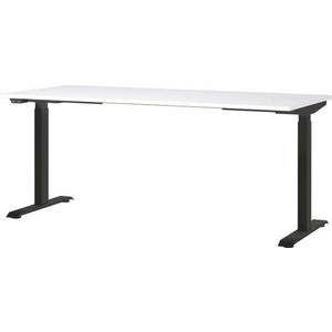 Pracovní stůl s elektricky nastavitelnou výškou s bílou deskou 80x180 cm Jet – Germania obraz