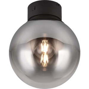 Černé LED stropní svítidlo se skleněným stínidlem ø 30 cm Cipallone – CINQUE obraz