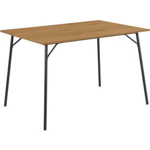 Jídelní stůl s deskou v dubovém dekoru 80x120 cm Peru – Actona obraz